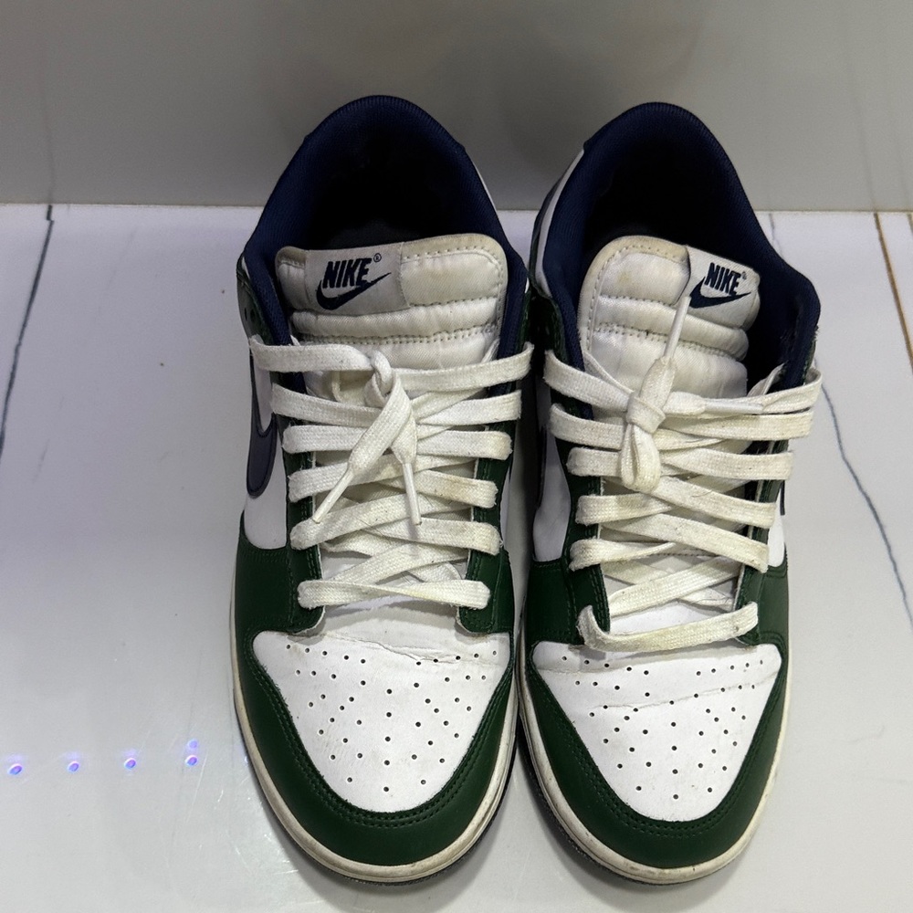 Nike Green and Navy Sneakers - Picture 3 of 10